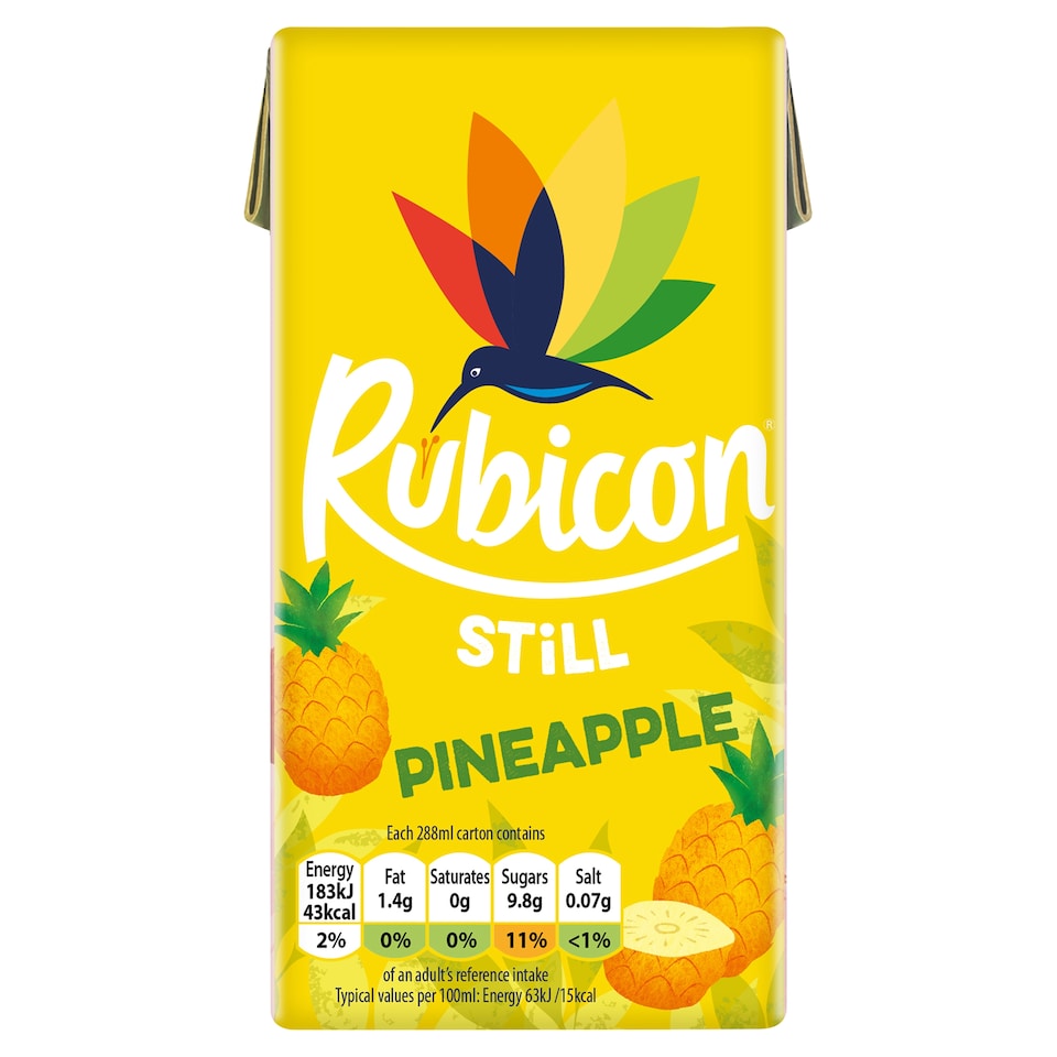 Rubicon Still Pineapple Juice Drink 288Ml