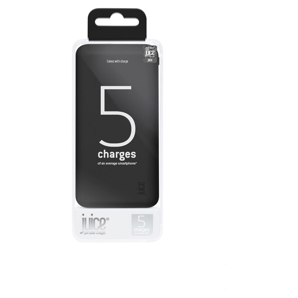 Juice 5 Charge Powerbank 15,000mAh Black