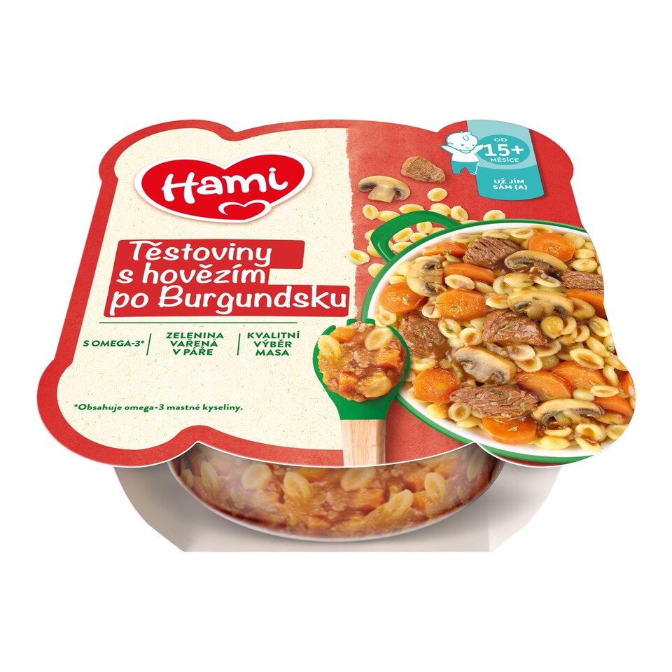 obrázok 1 z HAMI mäsovozeleninový tanierik Hovädzie po burgundsky 230g