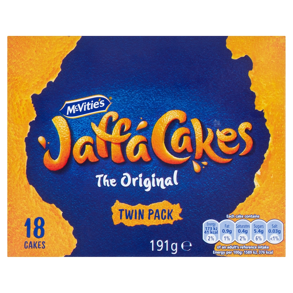 Mcvitie's Jaffa Cakes Twin Pack 18'S 191G