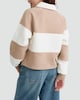 image 3 of F&F Cotton Rich Stripe Print Collared Rugby Sweatshirt in Multi
