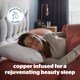 image 2 of Silentnight Wellness Copper Infused Pillow