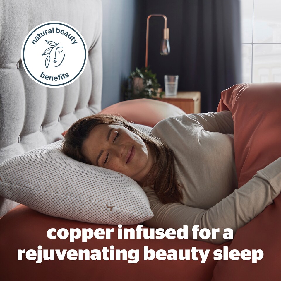 image 1 of Silentnight Wellness Copper Infused Pillow