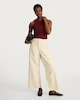 image 2 of F&F Cotton Rich Ribbed Racer Vest in Burgundy