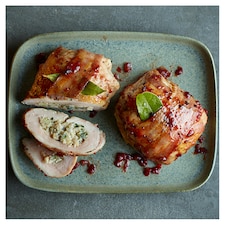 Tesco Two Pork, Bacon & Leek Stuffed Turkey Parcels Serves 2