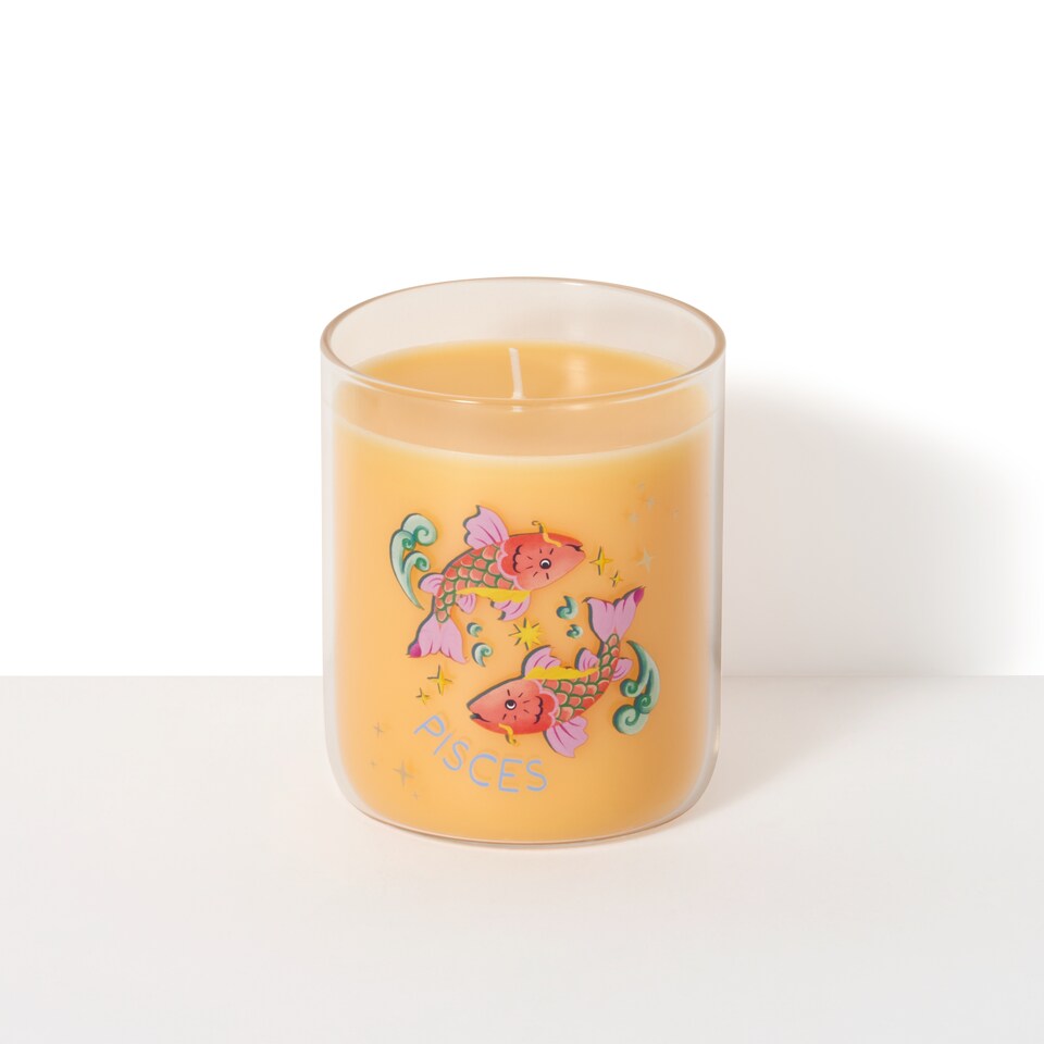 image 1 of Paperchase Zodiac Fragranced Candle - Pisces 280g
