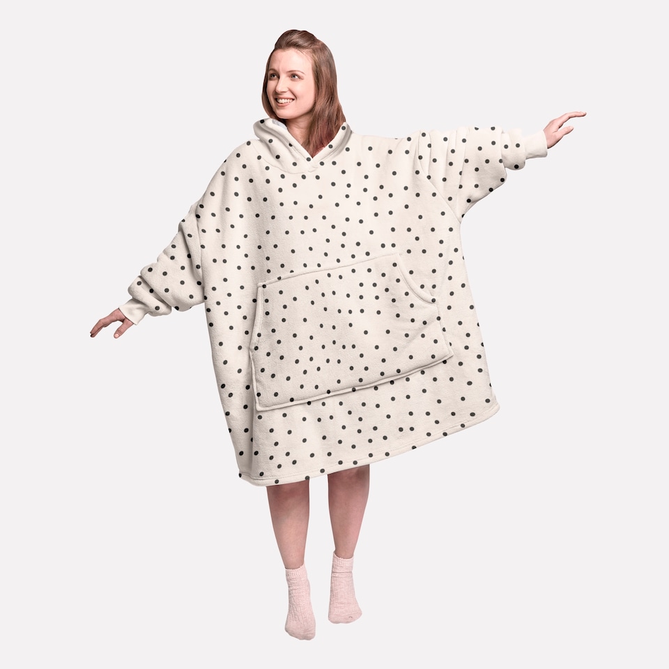 SILENTNIGHT SPOT OVERSIZED HOODIE ADULTS