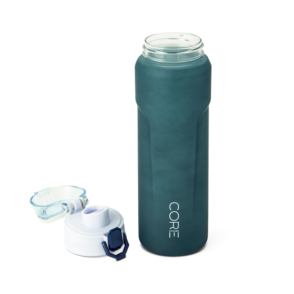 image 1 of Core Kitchen Blue Pinnacle Dual Function Water Bottle 1L