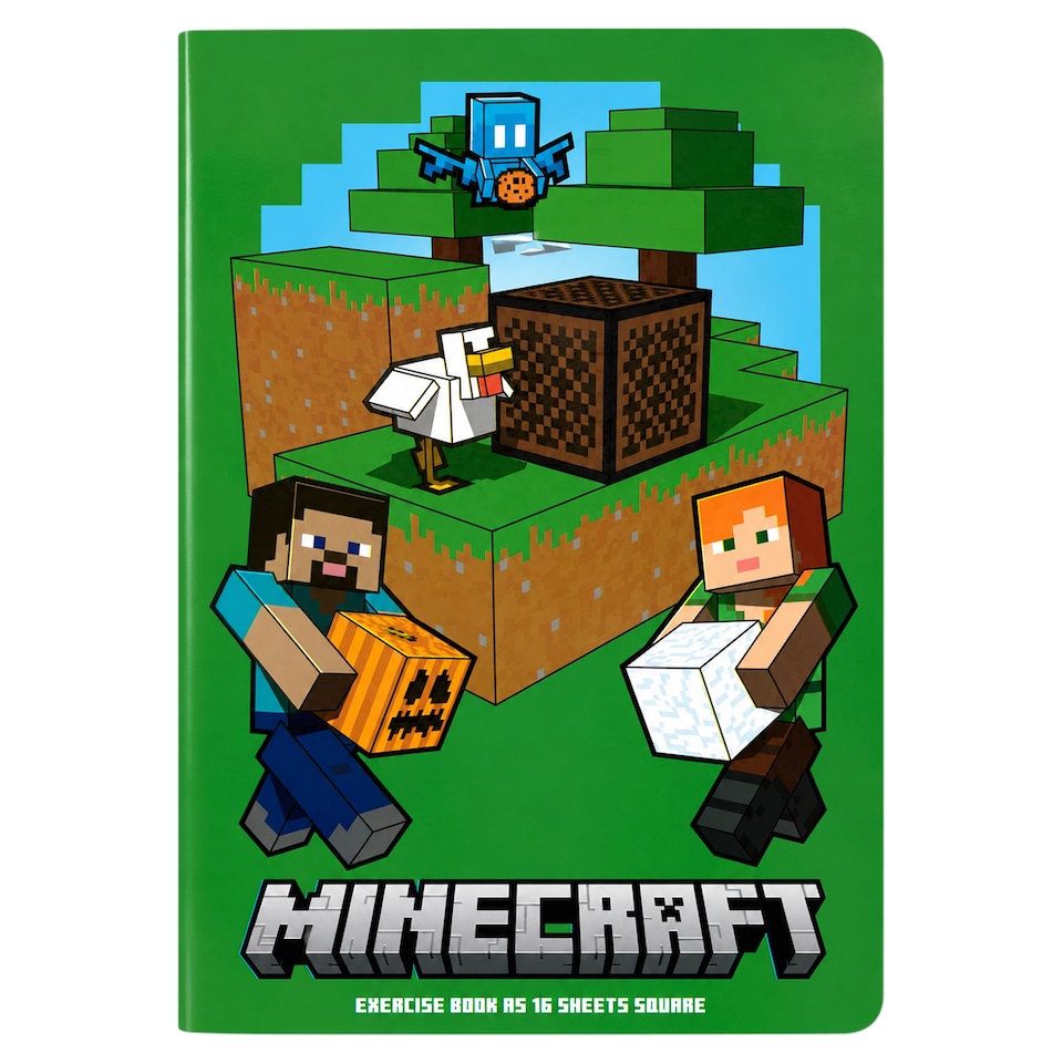 Obrázek 1 pro produkt Minecraft Sešit A5 16 listů čtverec