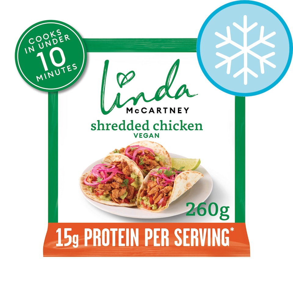 Linda McCartney Vegan Shredded Chicken 260g 