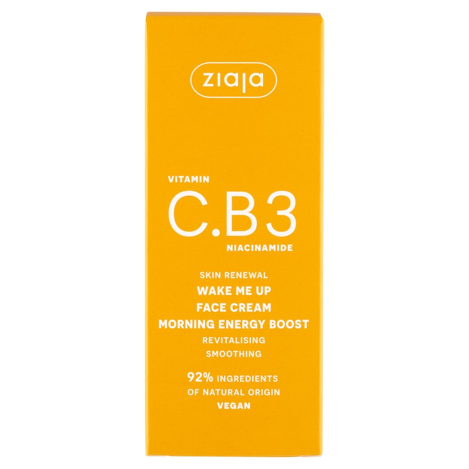 image 1 of Ziaja C.B3 Vitamin Niacinamide Wake Me Up Face Cream 50 ml