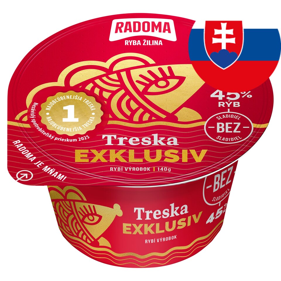 PRETO Ryba Žilina Cod Exclusiv 140 g