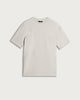 image 4 of F&F Pure Cotton Waffle Textured Regular Fit T-Shirt in Grey