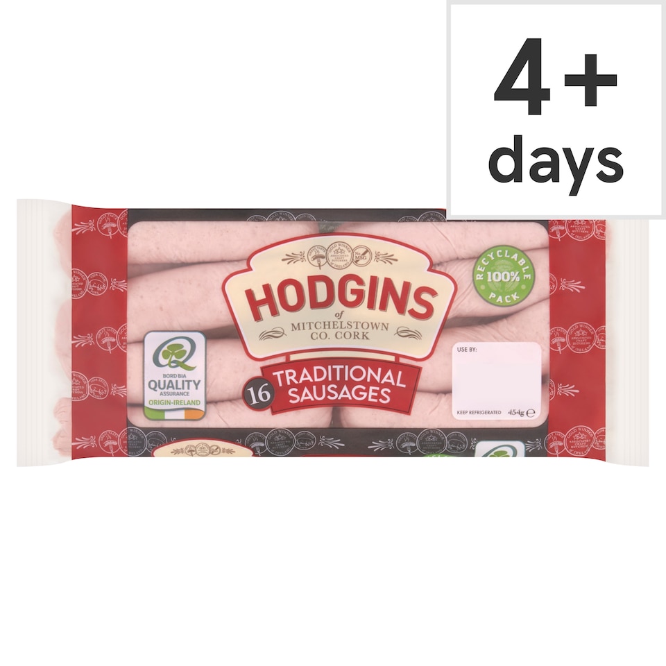 Hodgins Traditional Sausages 454G