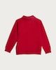 image 4 of F&F Boys Cable Knit Half Zip Polo in Red