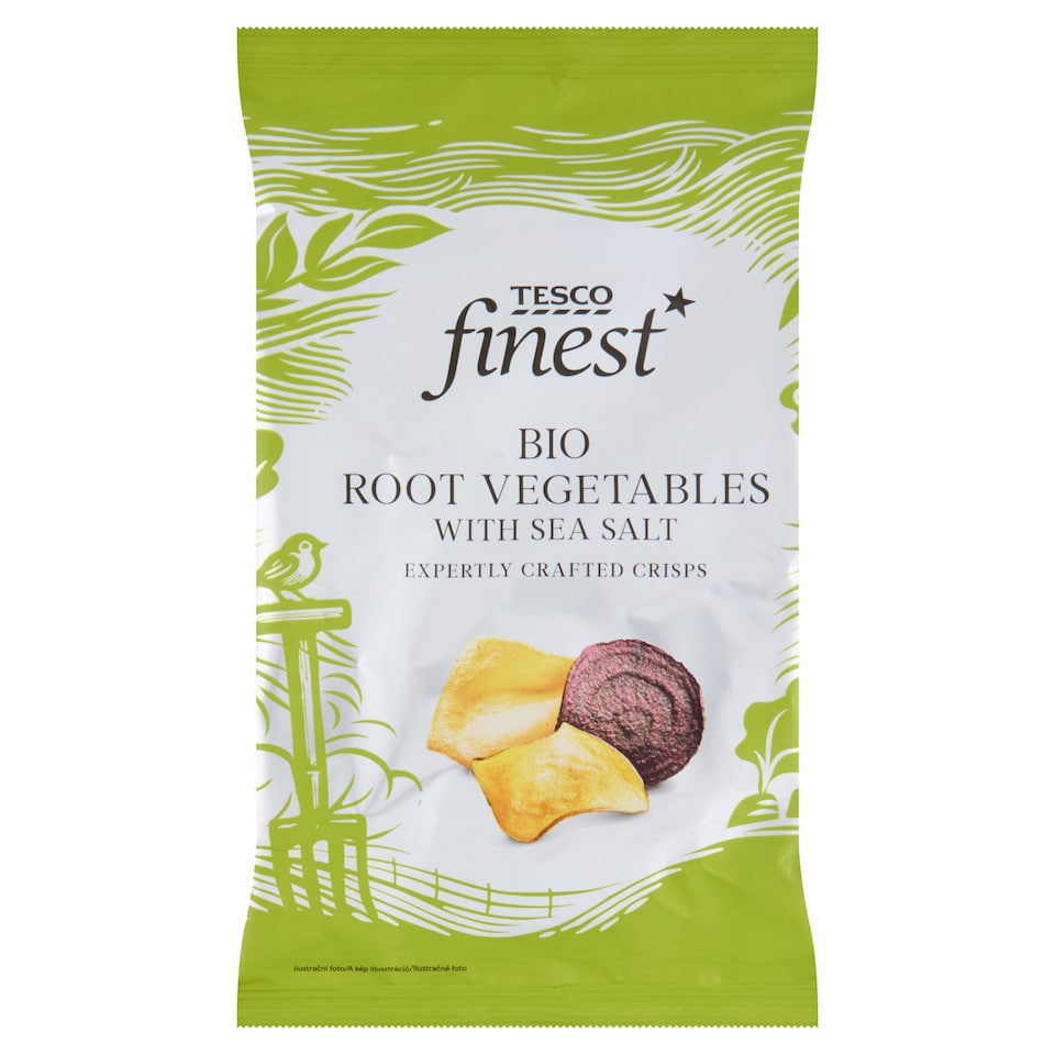 Tesco Finest Bio zeleninové lupienky s morskou soľou 100 g
