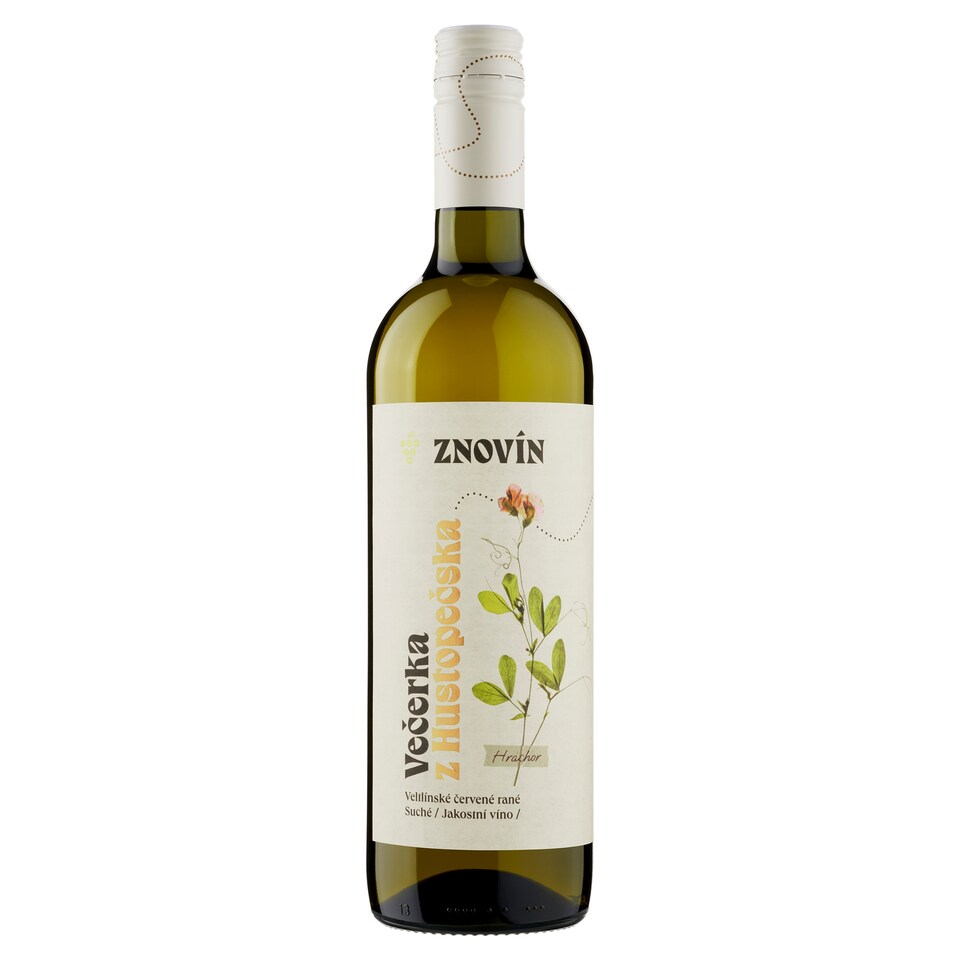 Obrázek 1 pro produkt Znovín Veltlínské červené rané odrůdové bílé víno jakostní suché 0,75l