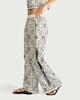 image 3 of The F&F Edit Pure Cotton Embroidered Trousers in Cream