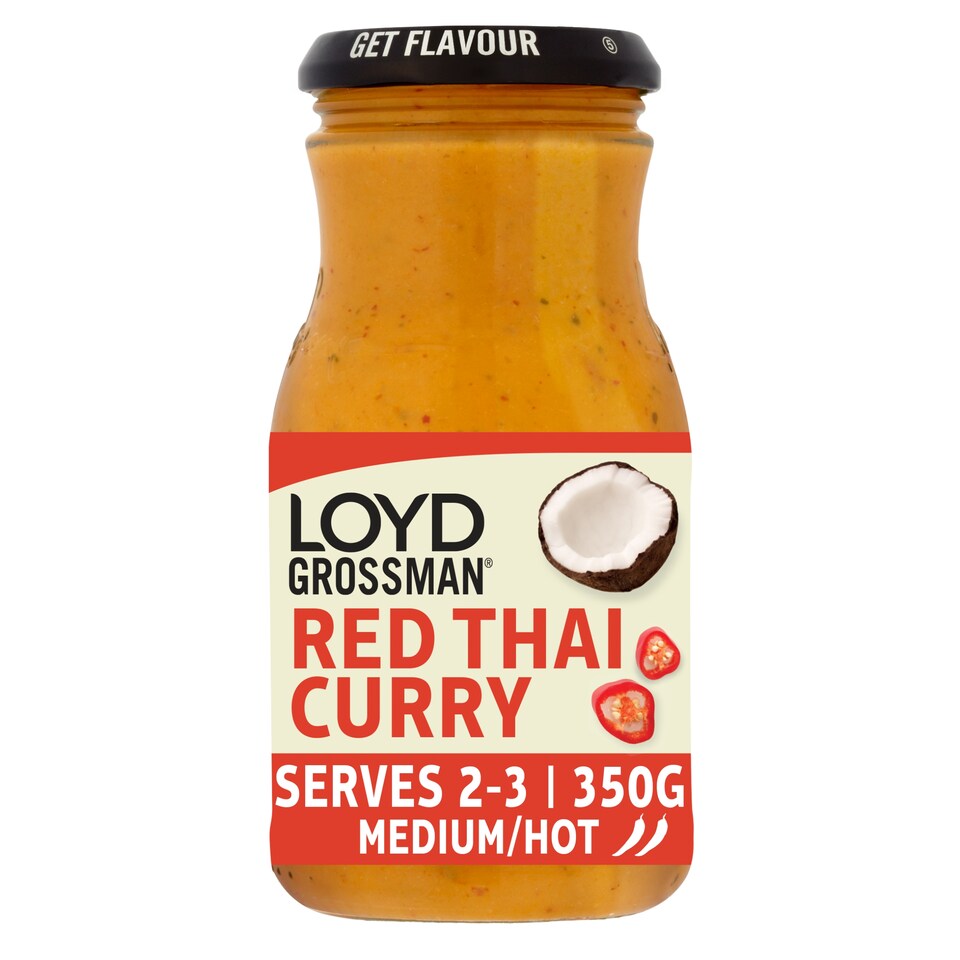 Loyd Grossman Red Thai Curry Sauce 350G
