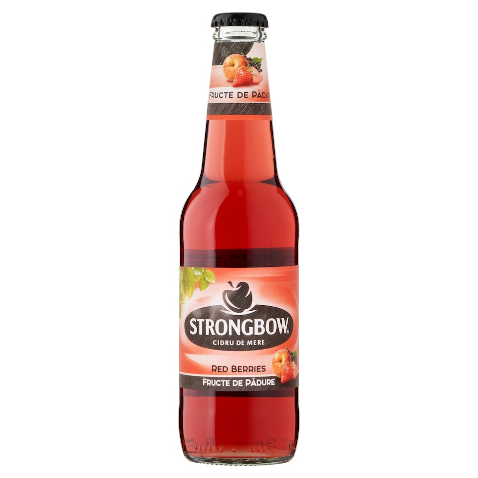 Strongbow Red Berries cider piros bogyós gyümölcs ízesítéssel 4,5% 330 ml