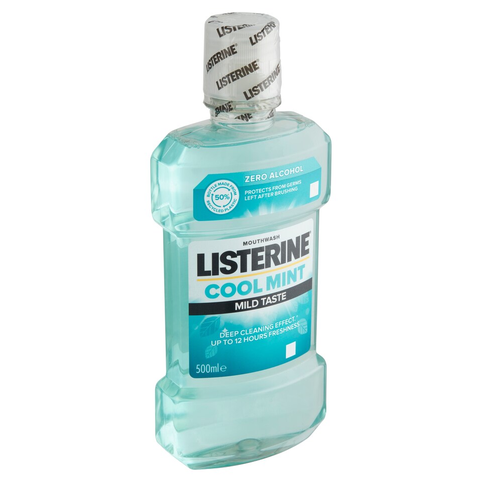image 1 of Listerine Cool Mint Mild Taste Mouthwash 500ml