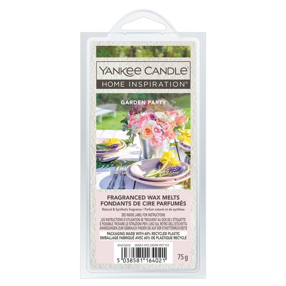 Yankee HI Garden Party 6 Wax Melts 75g