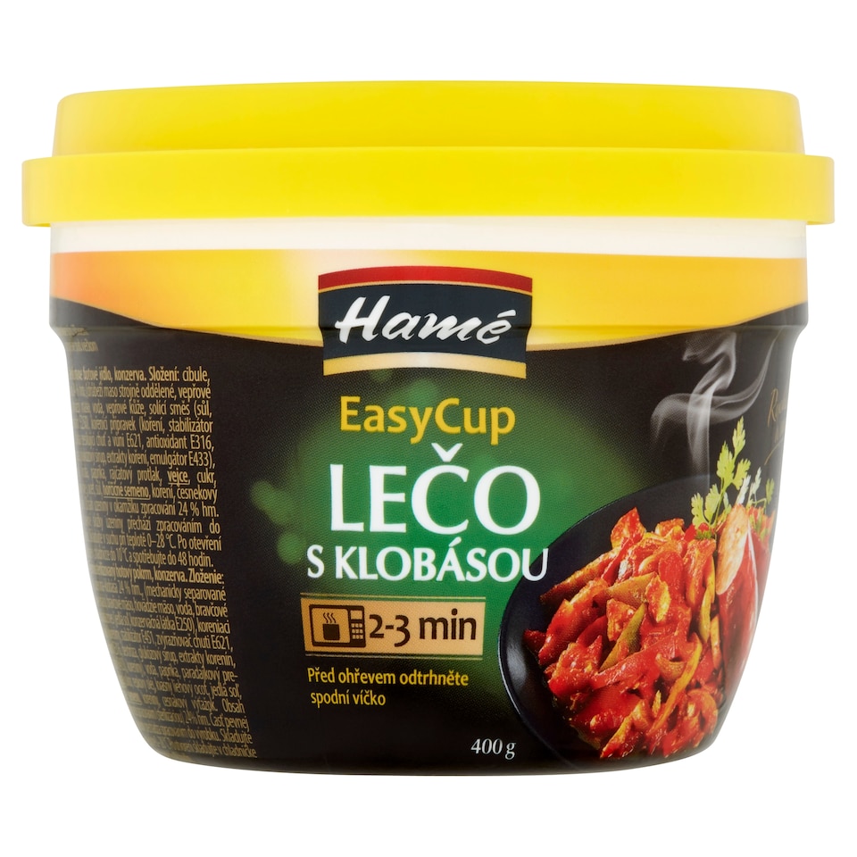 image 1 of Hamé EasyCup Lecho with Sausage 400g