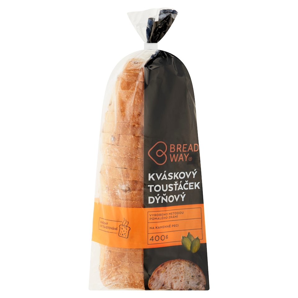 Obrázek 1 pro produkt Breadway Kváskový tousťáček dýňový 400g