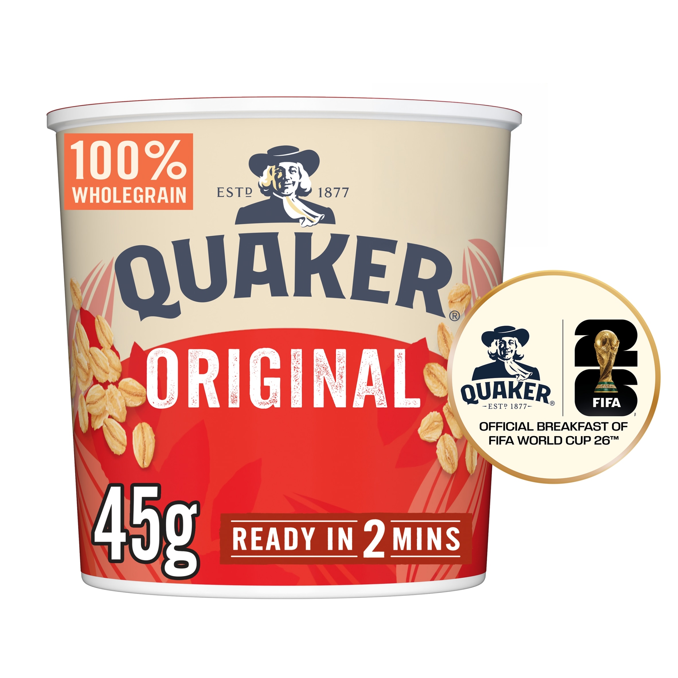 Quaker Oat So Simple Original Porridge Pot 45g