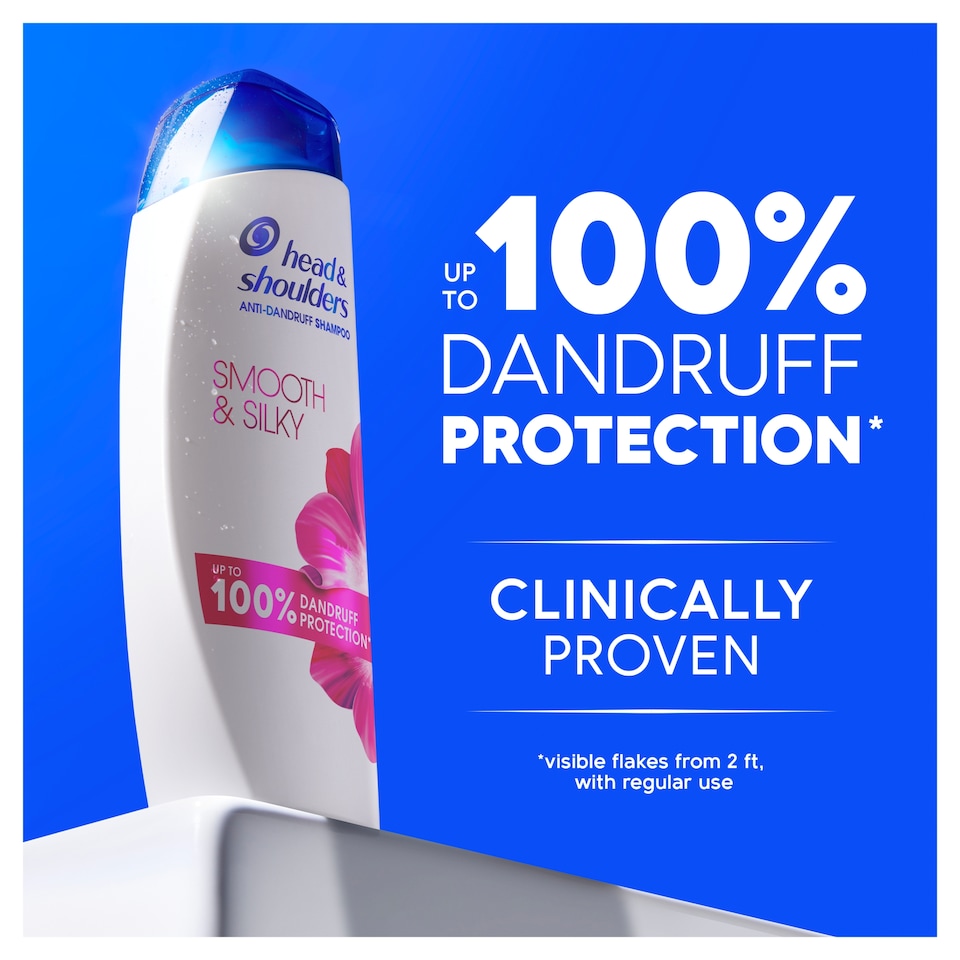 image 1 of Head & Shoulders Smooth & Silky Anti Dandruff Shampoo 400Ml