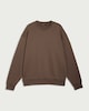 image 4 of F&F Active EVERYHOUR Cotton Rich Crew Neck Sweatshirt in Brown