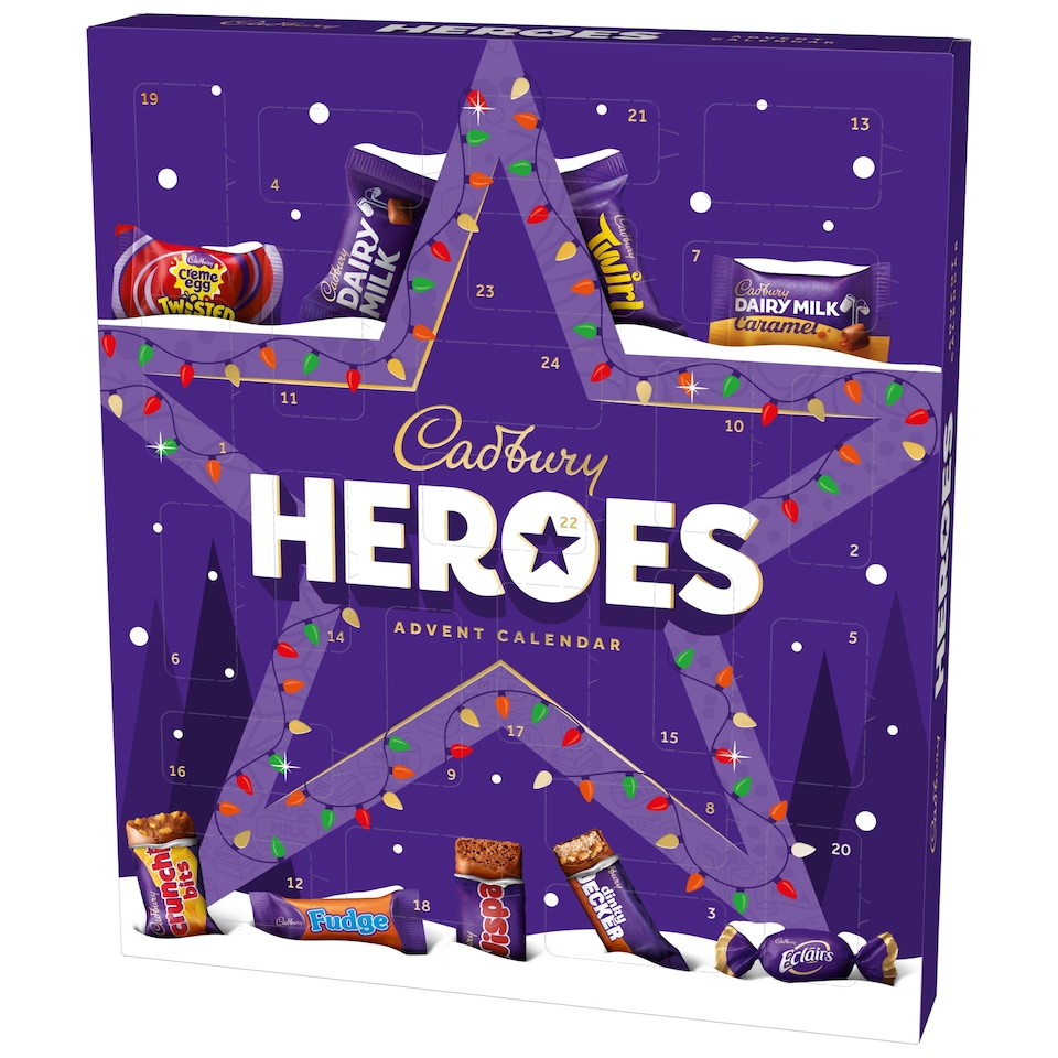 image 1 of Cadbury Heroes Advent Calendar 230G