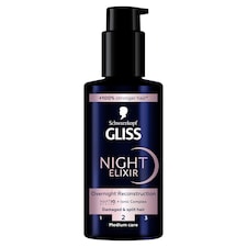 Schwarzkopf Gliss Night Elixir Overnight Reconstruction nočný elixír na vlasy 100 ml
