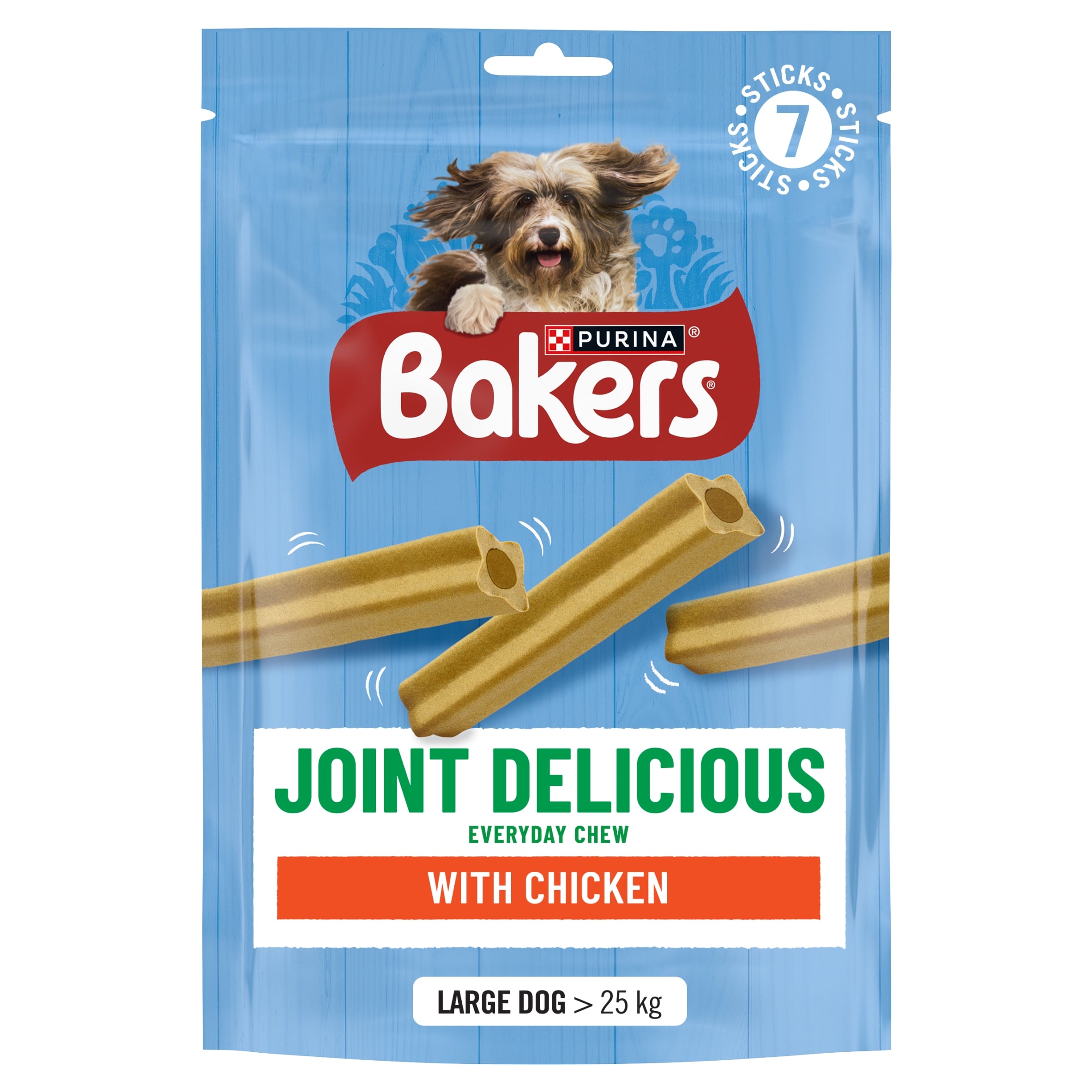 BAKERS Joint Delicious Large Chicken Dog Chews 240g