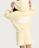 image 1 of F&F Girls Cotton Rich Zip Up Hoodie in Yellow