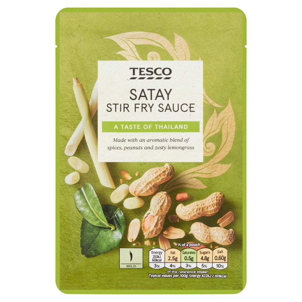 Tesco Satay Stir Fry Sauce 120G