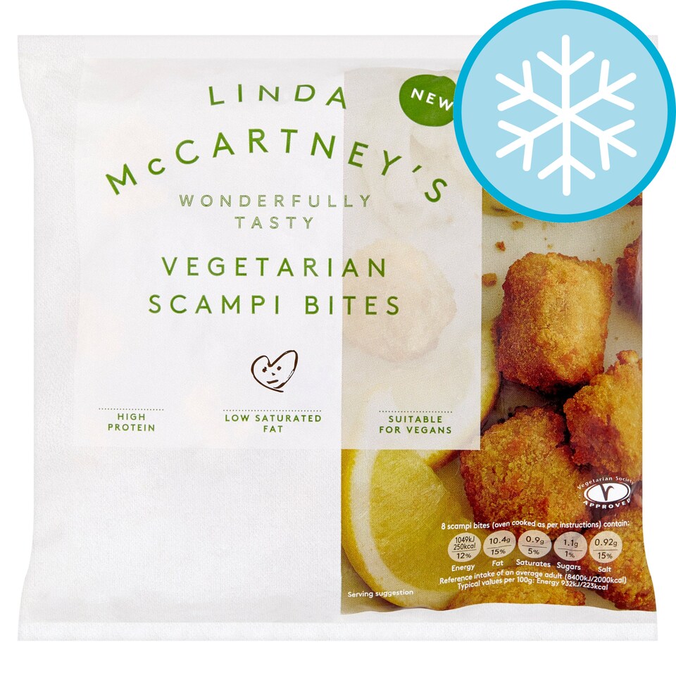 Linda McCartney Vegetarian Scampi 250g