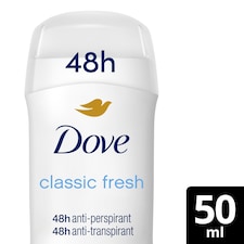 Dove Women Antiperspirant Deodorant Stick Classic Fresh 50ml