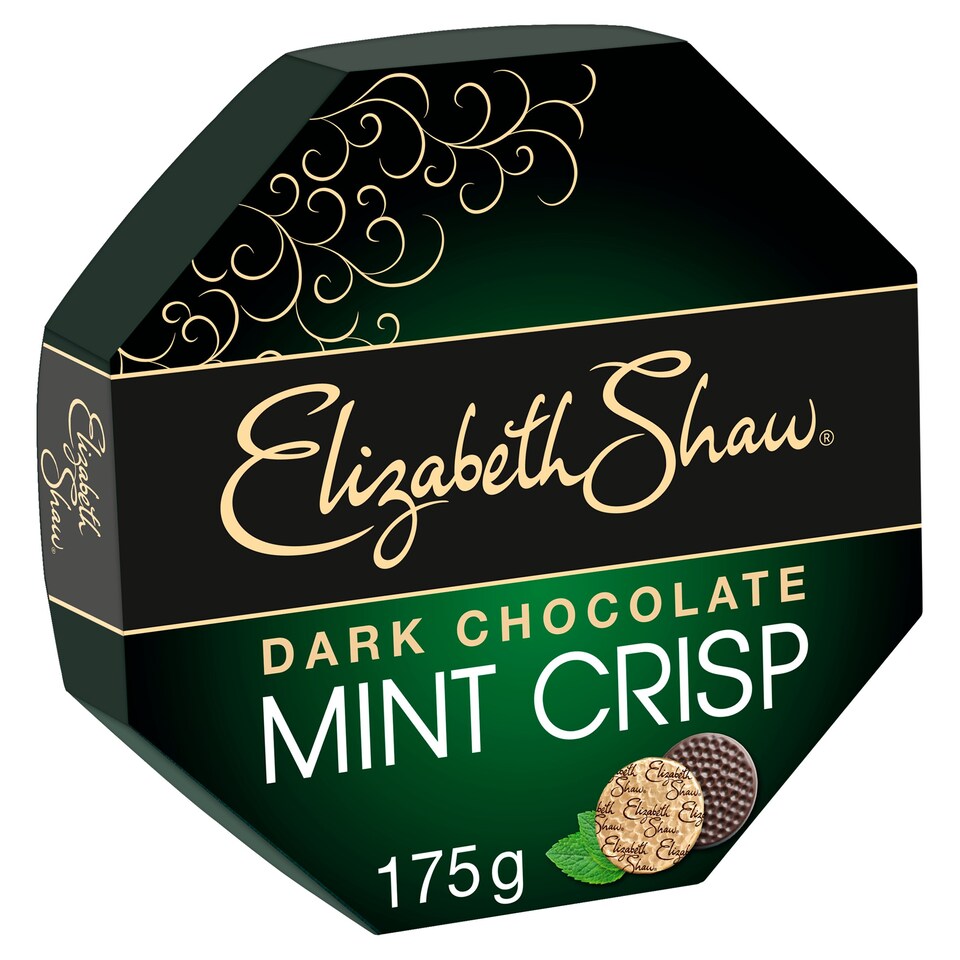 image 1 of Elizabeth Shaw Mint Crisp Boxed Chocolates 175G