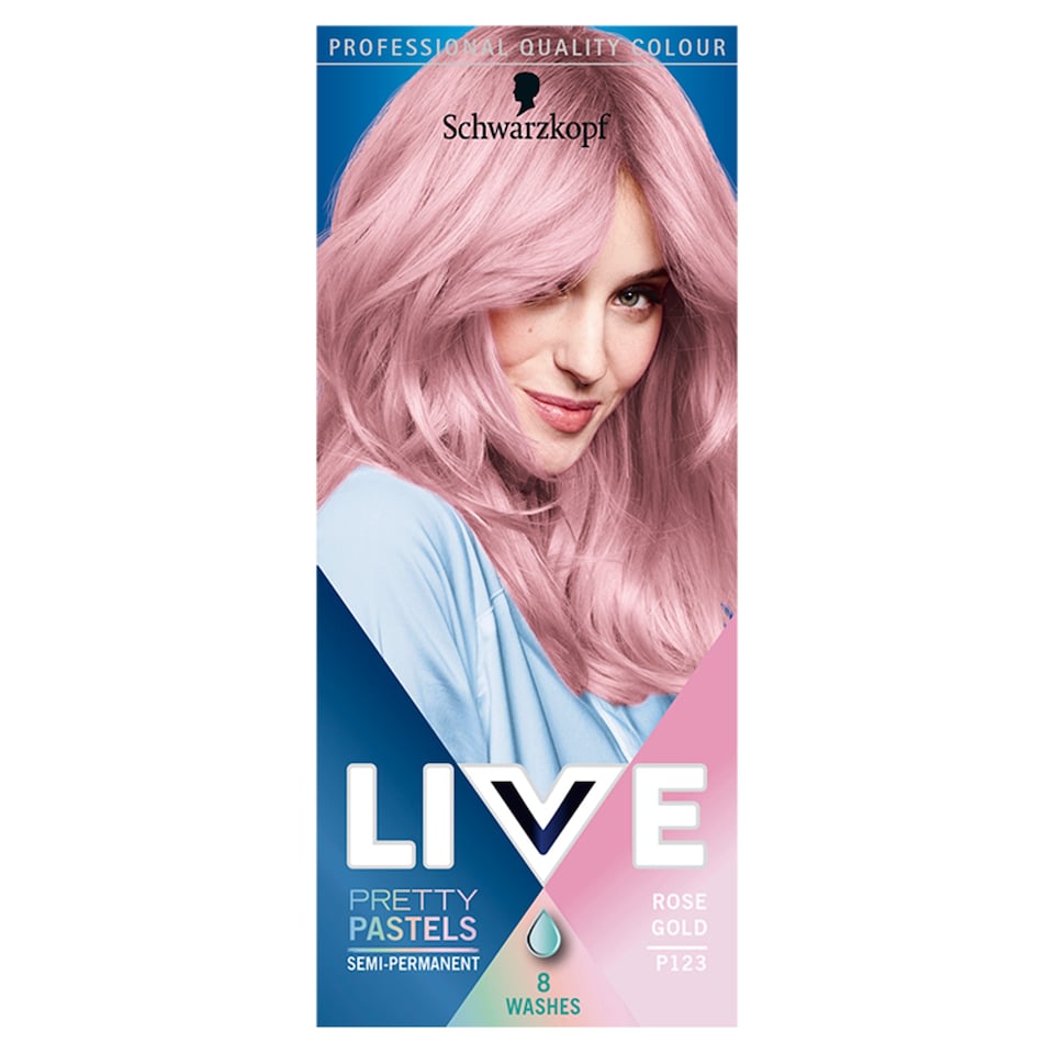 image 1 of Schwarzkopf Ultra Brigt Pretty Pastels Rose Gold Hair Dye