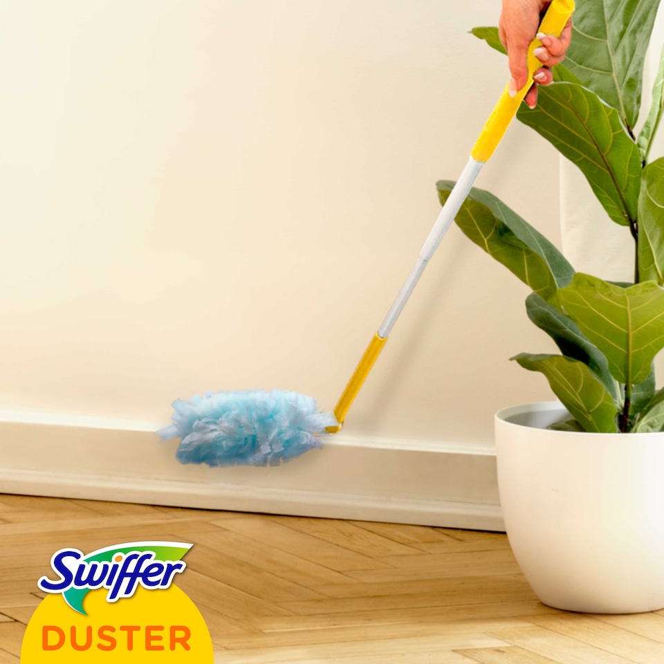 image 1 of Swiffer  XXL Trap & Lock Floor Dusting Kit (1 Handle + 2 Duster Refills)