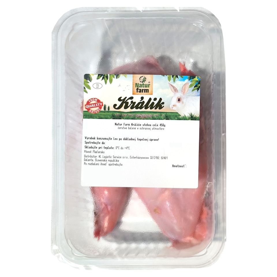Natur Farm Whole Fresh Rabbit Leg 450 g