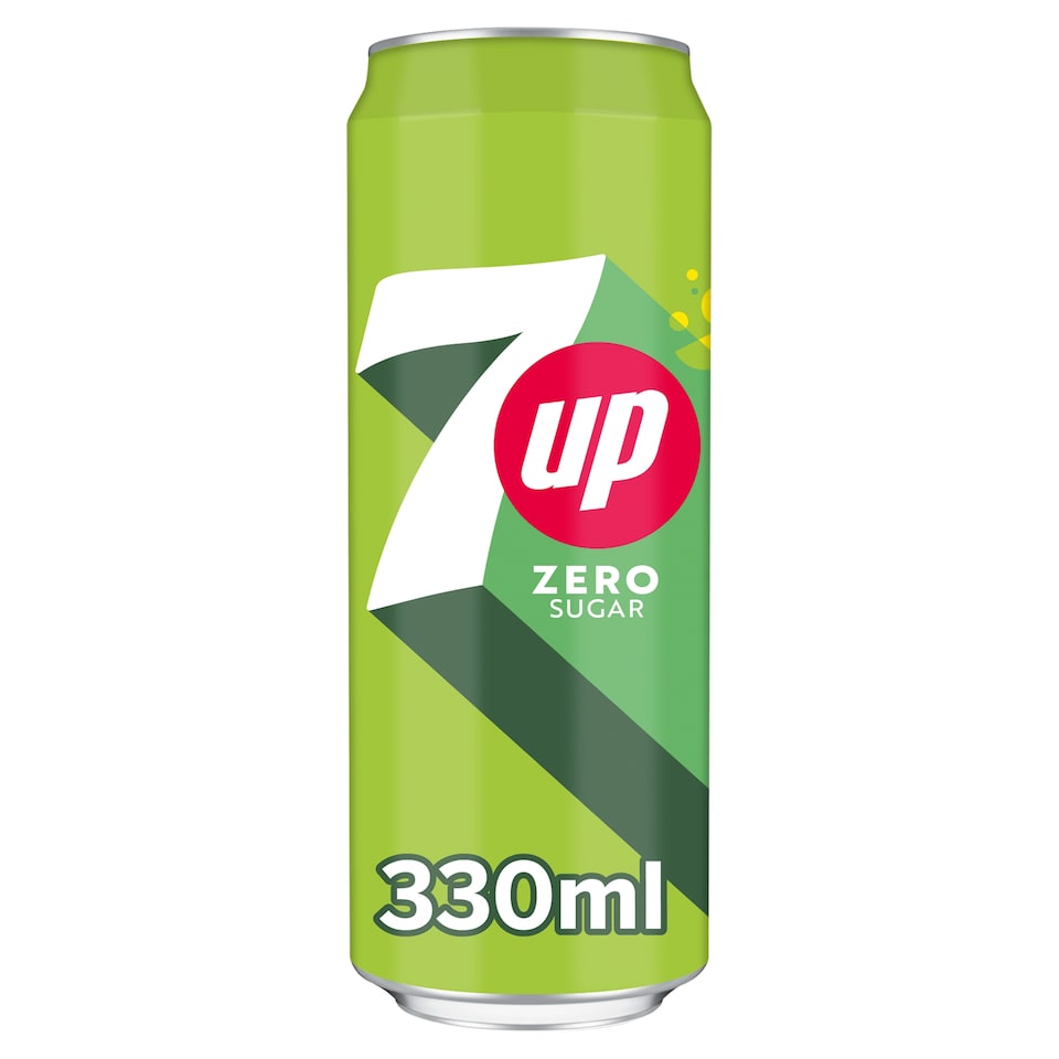7UP Zero Lemon & Lime Can 330ml