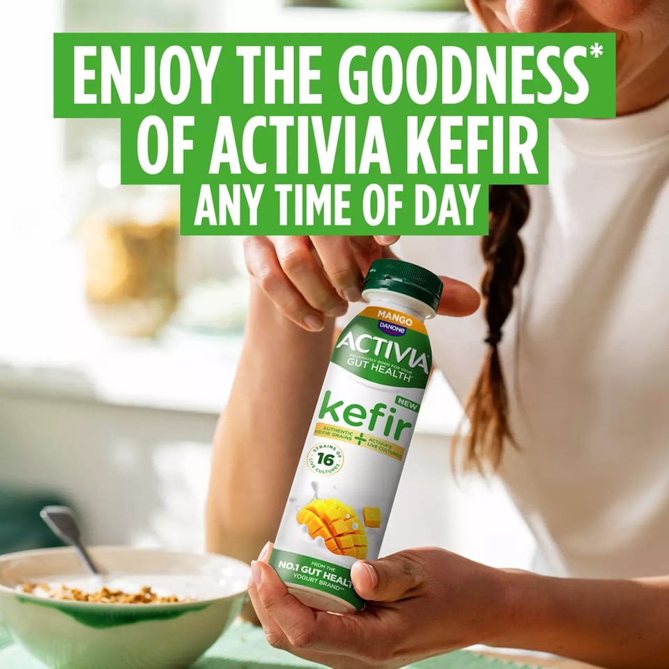 image 1 of Activia Kefir Mango Gut Health Yoghurt Drink 280g