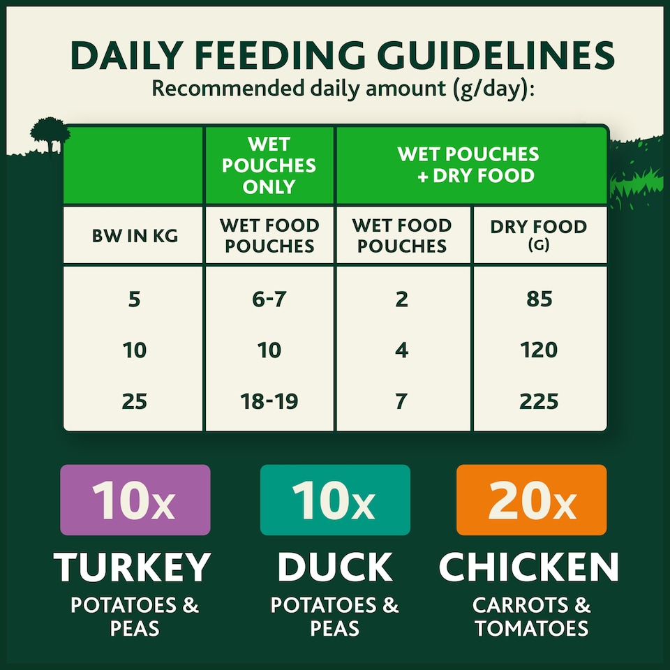 image 1 of WINALOT Monday Meaty Casseroles Chicken, Turkey, Duck in Gravy Wet Dog Food 40 x 85g