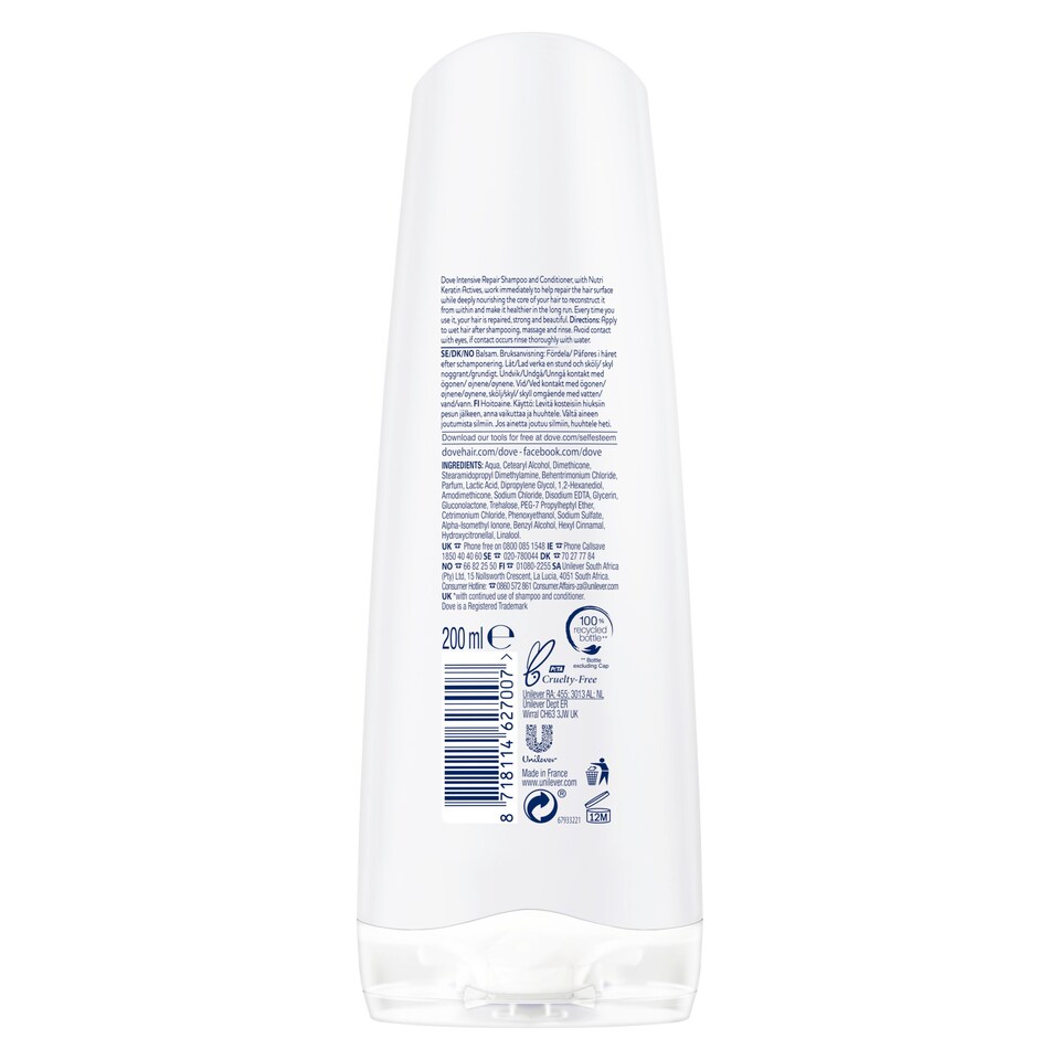 image 1 of Dove Intensive Repair Conditioner 200Ml