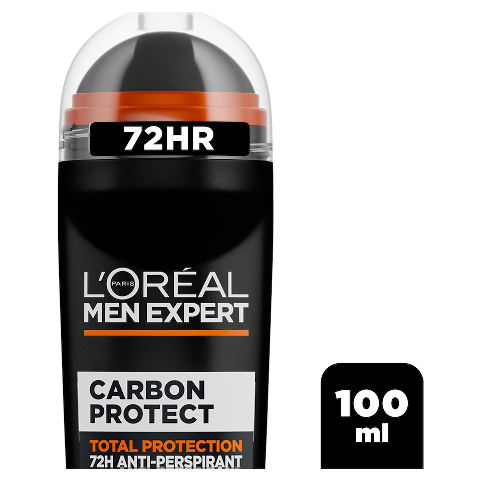 image 1 of L'Oreal Men Expert Carbon Protect Roll-On Deodorant 100ml