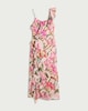 image 5 of F&F Floral Ruffle Sleeved Midi Dress in Multi Pink