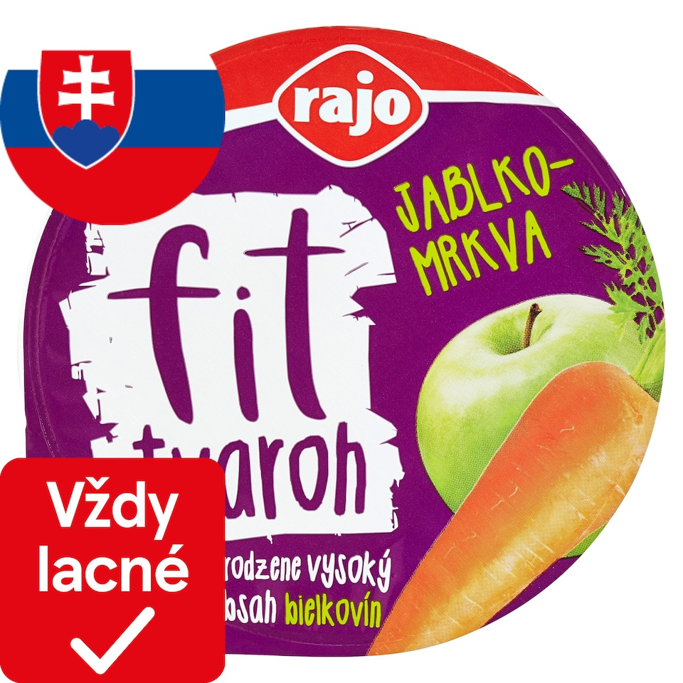 obrázok 1 z Rajo Fit tvaroh jablko-mrkva 200 g