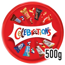 Celebrations Milk Chocolates Sharing Gift Tub 500g